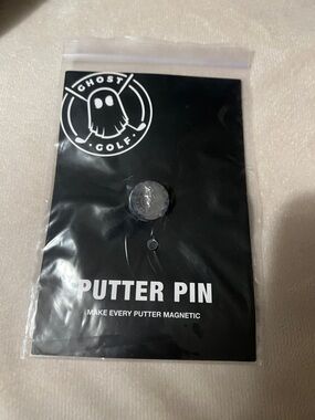 Ghost Golf Black Putter Pin - Magnetic Putter Accessory